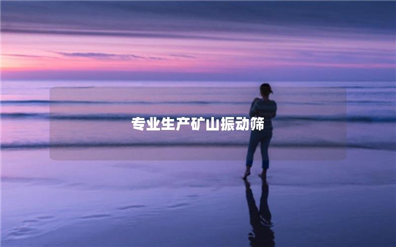 专业生产矿山振动筛